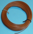 PVC Litze 1-aderig dun-soepel 0,14mm2  BRUIN 10M nr.51418