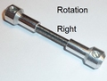 Graupner 3343 Aandrijf koppeling met veer-as 6-4mm Rechts