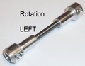 Graupner 3343L Aandrijf koppeling met veer-as 6-4mm LINKS