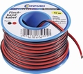 PVC 2 aderig 0,14mm2  Rood/Zwart soepel Rol 10 Meter 51729