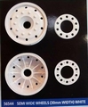 Tamiya 56544 Velgen 30mm (2st) wit Supersingle 2x