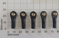 Robbe 5201 Kogelgewricht 27mm kogel 6mm M3/2,5mm 5 Stk Envelop