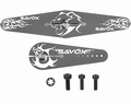 Savöx SH-80 Servo Hevel SET ALU Double 76mm, single 38mm Envelop