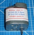 Bühler 6-24 VDC zij vertragingsmotor ZIJV-11