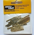 Aeronaut 5603/24 Reling staanders plat 3b 24mm hoog 20st