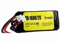 D-Power HD-1600 2S Lipo (7,4V) 30C - mit T Dean Stecker