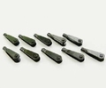 Kwiklink Gaffelkop M2 Verenstaal zwart klein 18,5mm 10stuks Envelop
