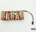 X-Cell 6V / 5000mAh Stickpack 5 sub-C cel Servostekker UNI