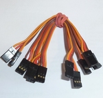 Patch kabel UNI-JR-Graupner 0,35mm2  10cm 9-2022-6
