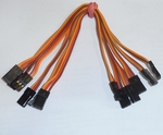 Patch kabel UNI-JR-Graupner 0,35mm2 15cm 1x