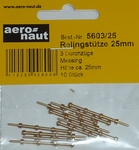 Aeronaut 5603/25  Reling staanders rond 3b 25mm hoog 10st