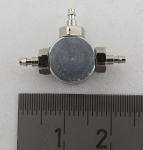 Leimbach H033T, T-stuk 2mm voor slang H050 Ø1mm/Ø2mm